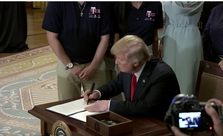 President Trump signed an executive order to revamp job training in the United States.
