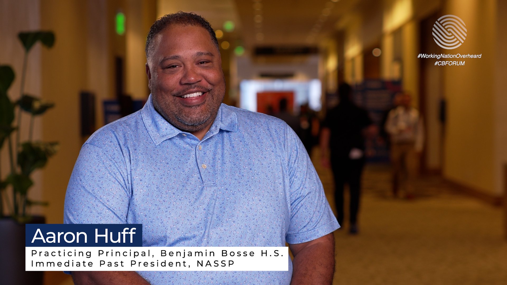 Aaron Huff, principal, Bosse High School, Evansville Indiana speaks with WorkingNation at College Board Forum about the crucial role of a principal in a student's career development