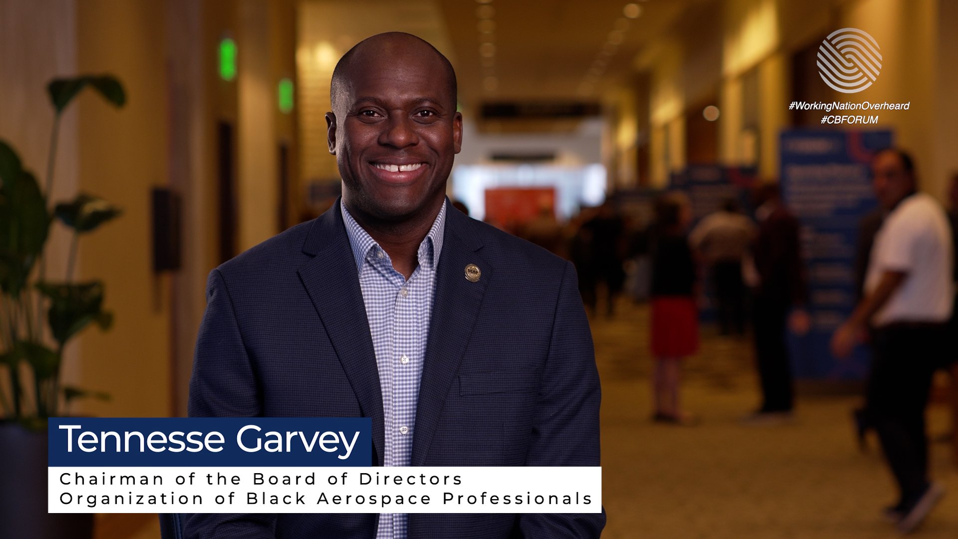 Tennesse Garvey, Organization of Black Aerospace Professionals, talks to WorkingNation at College Board Forum on how they are working to increase Diversity in the aerospace industry