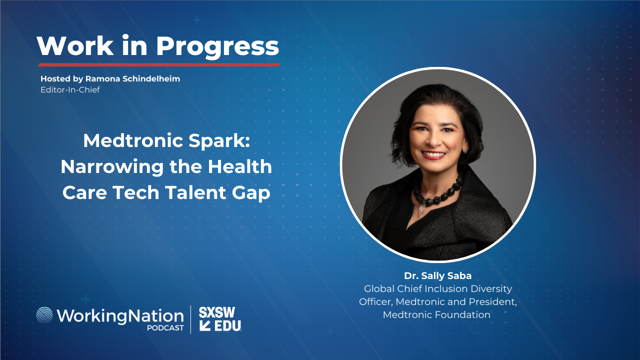 SXSW EDU interview - Ramona Schindelheim and Sally Saba, Medtronic Foundation on health tech jobs